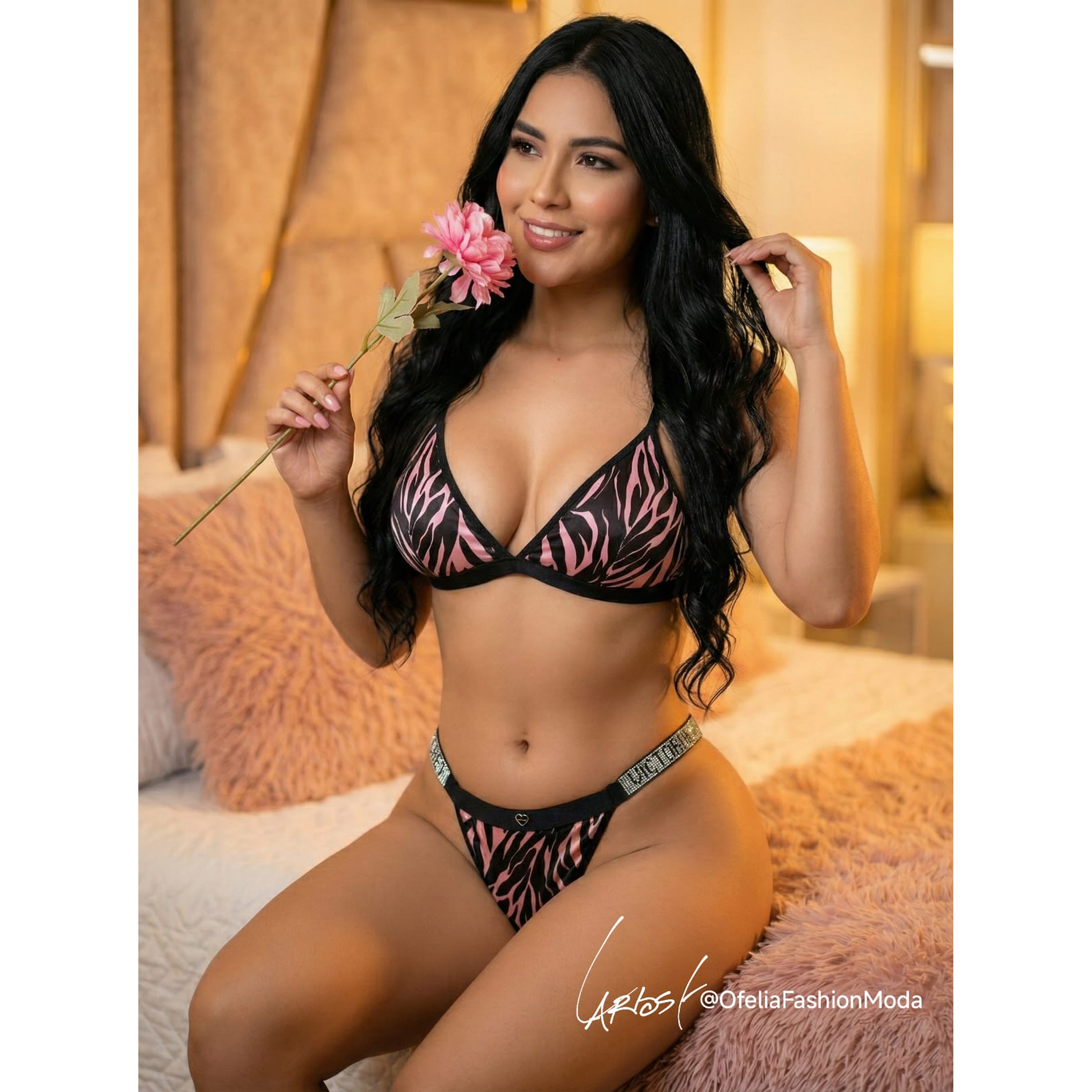 CONJUNTO TOP + PANTY VS PRINT SALVAJE🔥💋 4