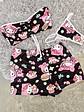PIJAMA TRÍO STRAPLESS DULCE KITTY 🩷 - Miniatura 2