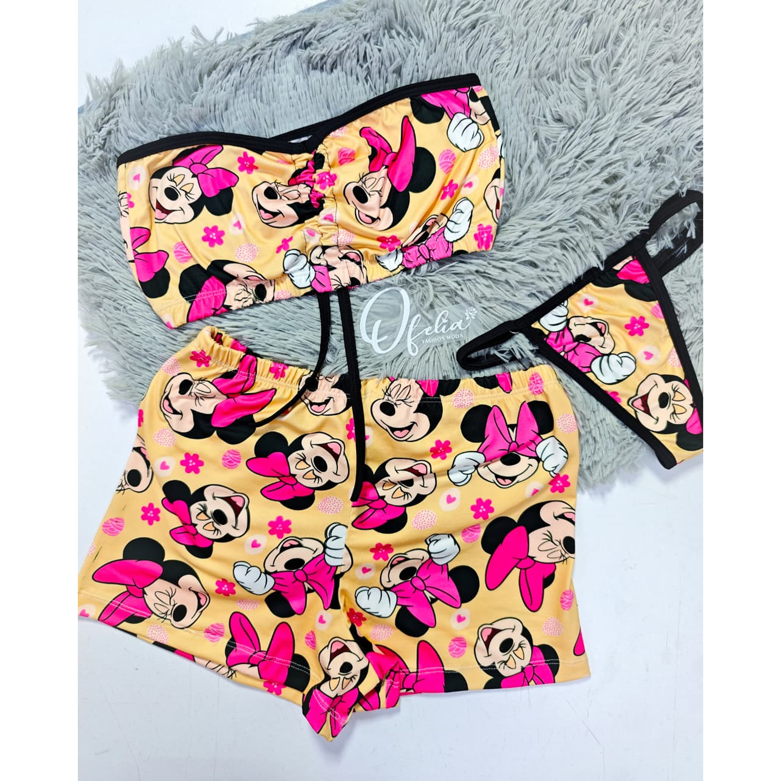 🎀✨ PIJAMA MINIE  3 PIEZAS – DULCE  ✨🎀 2
