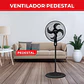Ventilador De Piso SAMURAI Air Turbo Pedestal VE31A2I0 Negro - Miniatura 4