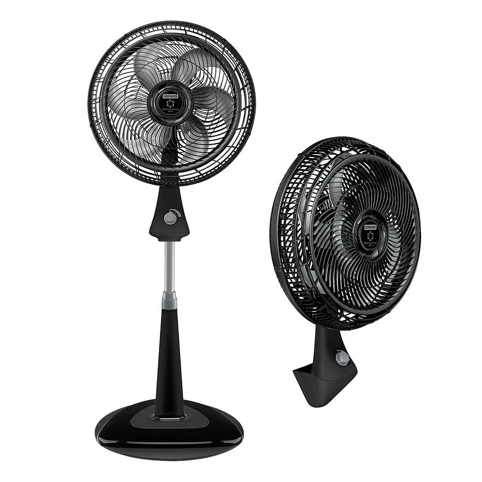 Ventilador Samurai Silence Force Plus 2 En 1 Negro 18 pulgadas 2