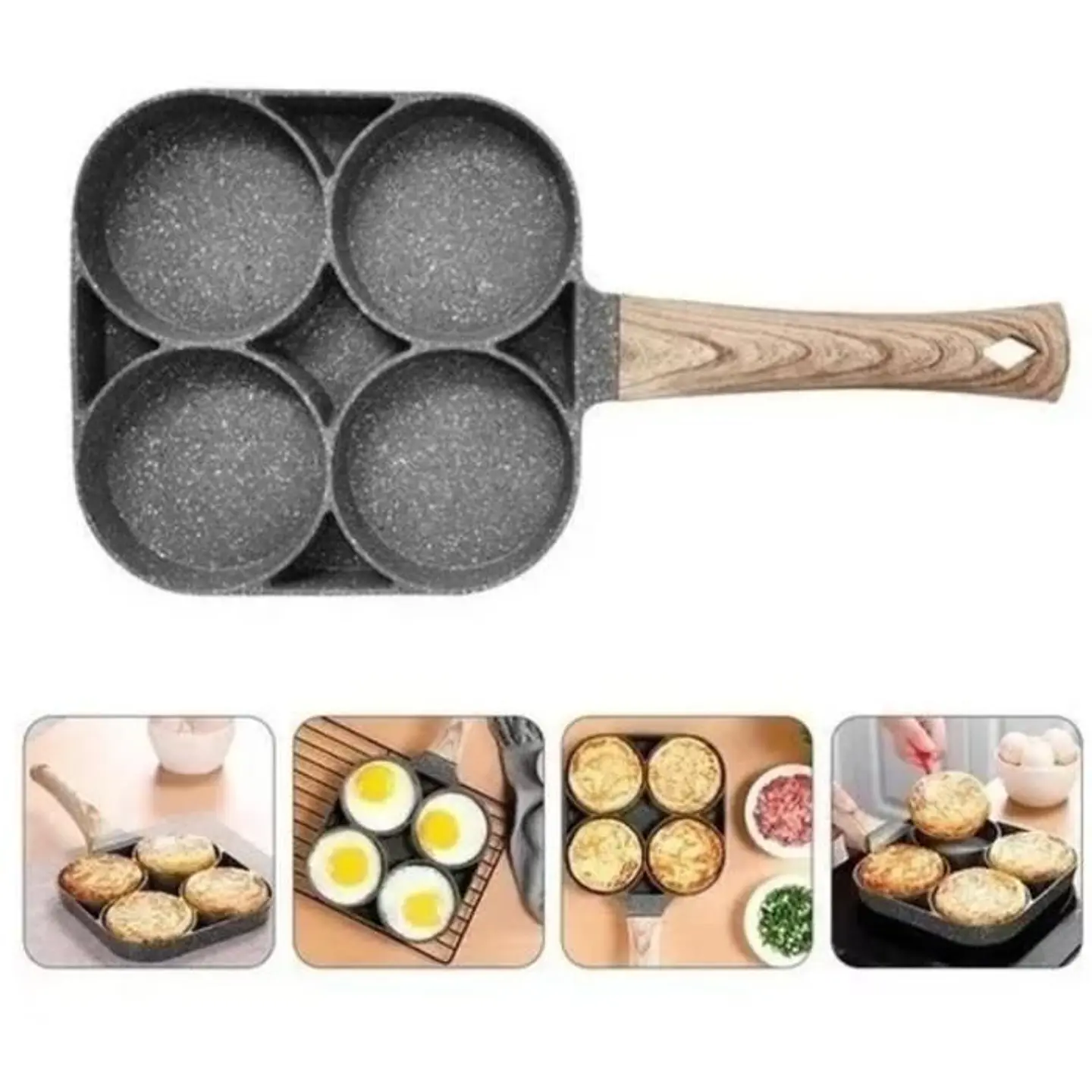 Sarten Antiadherente 4 Puestos 4