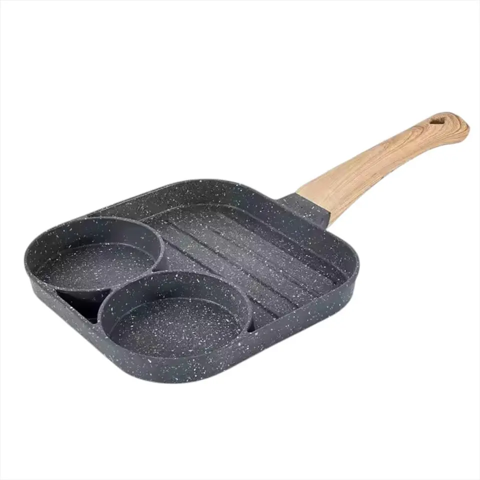 Sarten Antiadherente Dividido Para Desayunos Facil Y Rapido 3