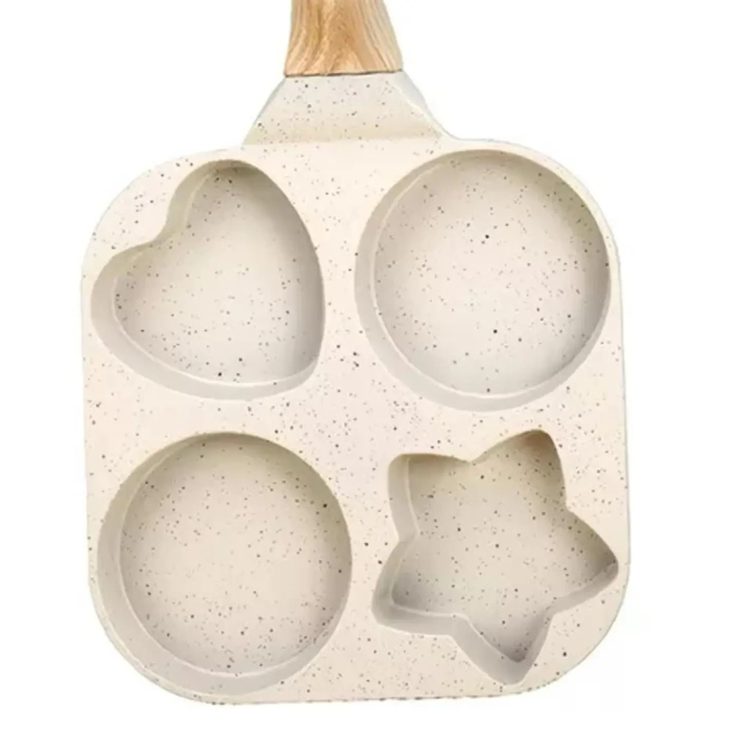 Sarten Antiadherente Cocina Molde Figuras 4 Espacios 5