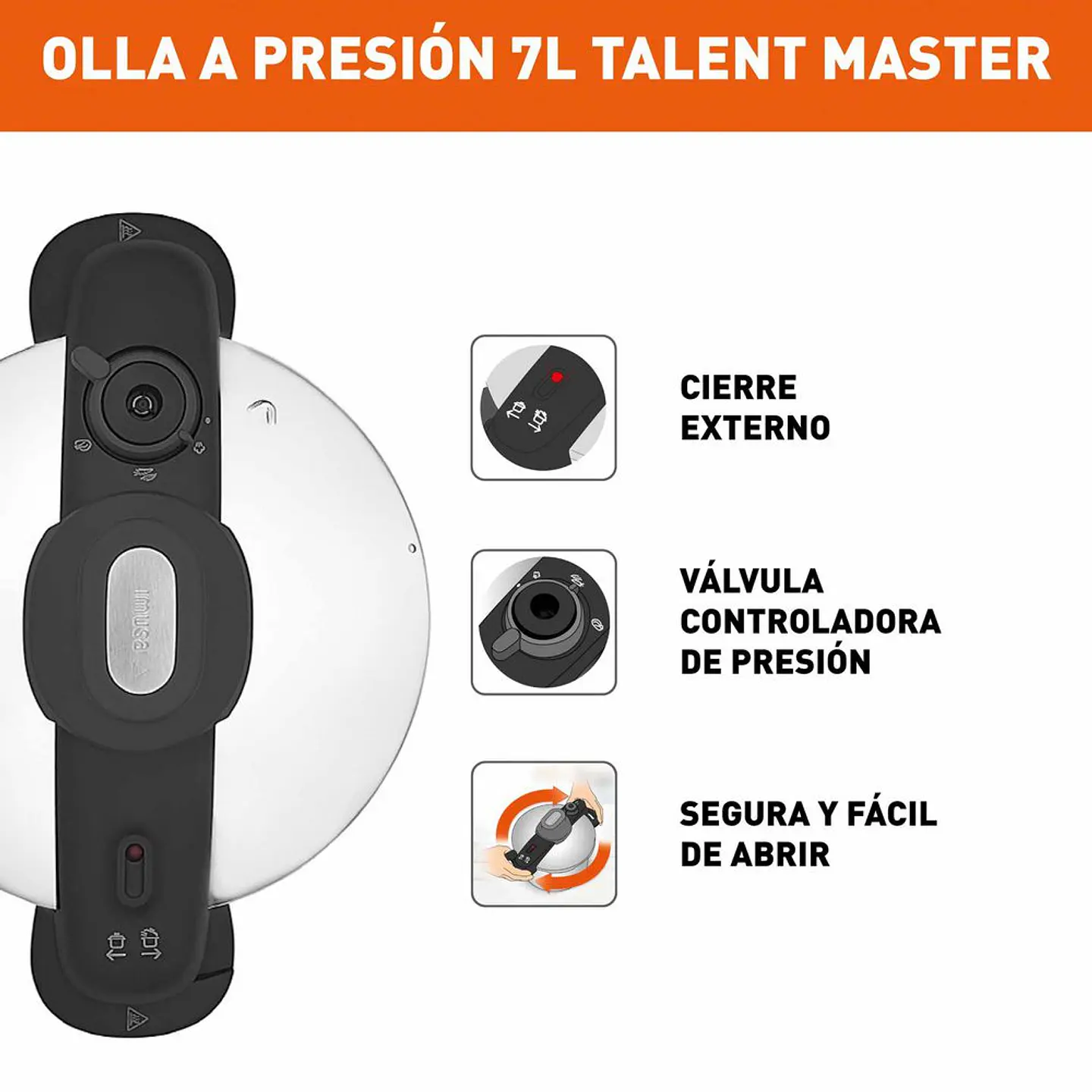 Olla IMUSA 7 Litros 4