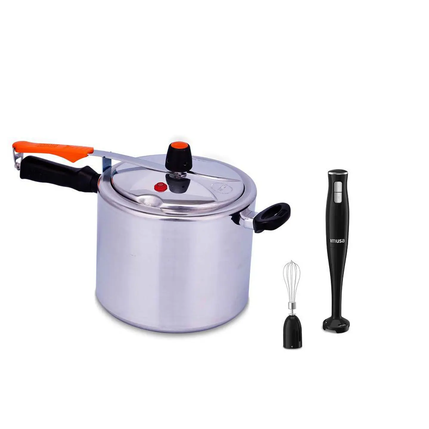 Combo Olla a Presión 7L IMUSA 7 Litros SecuryPlus 7L + Turbomix IMUSA 1