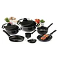 Juego De Ollas Bateria De Ollas 11 Piezas Antiadherente - Miniatura 1