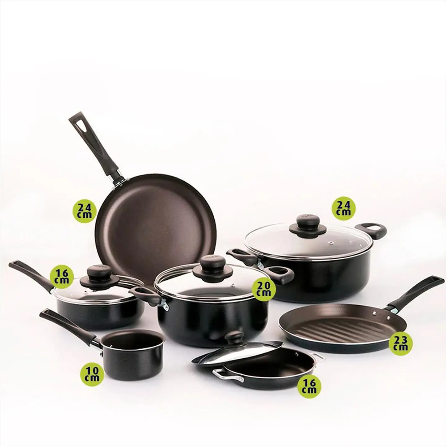 Juego De Ollas Bateria De Ollas 11 Piezas Antiadherente 2