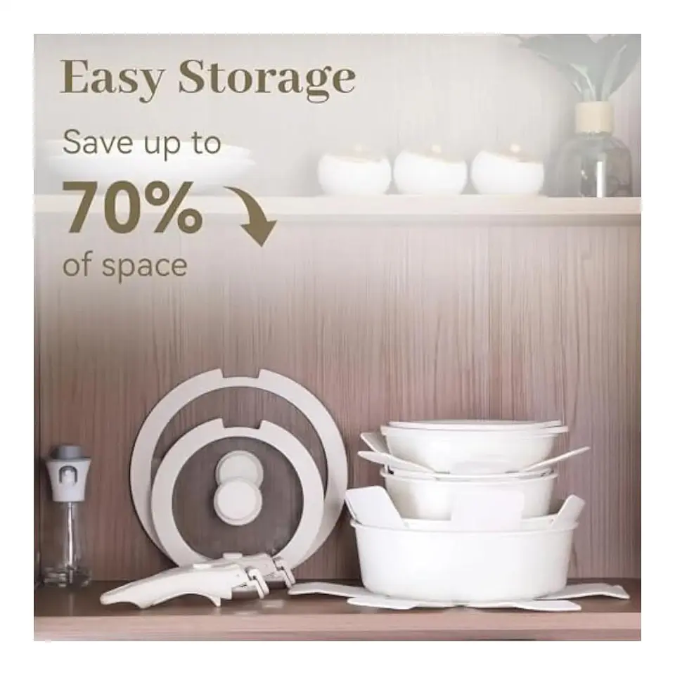 Juego De Ollas Y Sartenes Antiadherentes, 13 Piezas 4