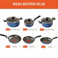 Juego de ollas / Batería de cocina IMUSA Aluminio Antiadherente 9 Piezas Blue 9 Blue - Miniatura 3