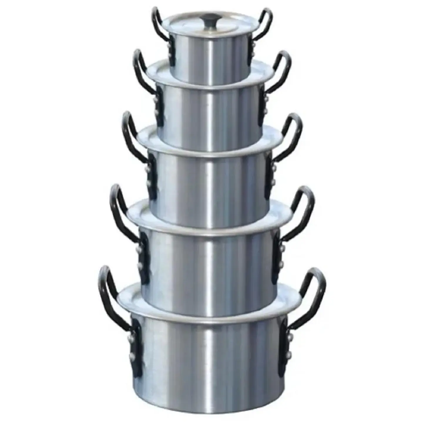 Juego De Ollas Bateria De Ollas 5 Piezas En Aluminio 1