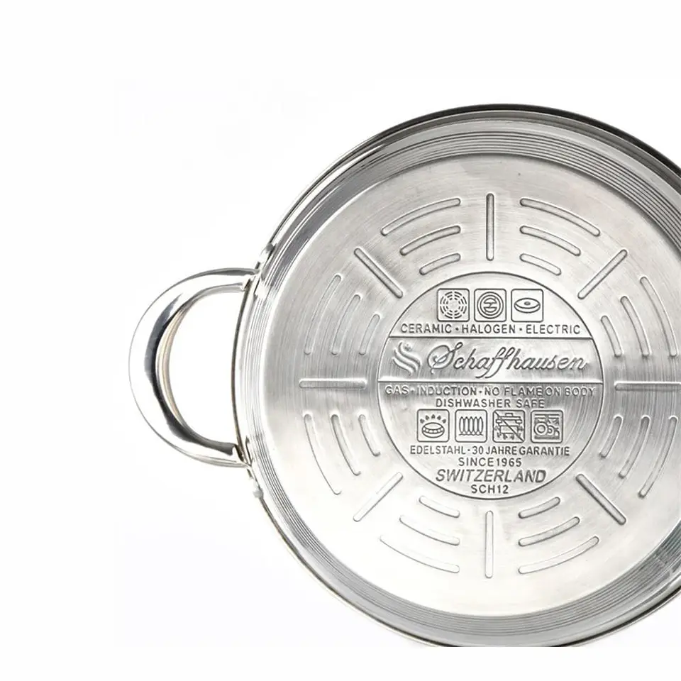 Juego De Ollas Bateria De Cocina En Acero Quirúrgico Inoxidable 13 Piezas Con Termostato 4