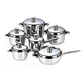 Juego De Ollas Acero Quirúrgico Inoxidable Hoffman 12Pcs - Miniatura 1