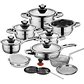 Juego Ollas Acero Quirurgico Hofman/ Swisshome 21 Piezas - Miniatura 2