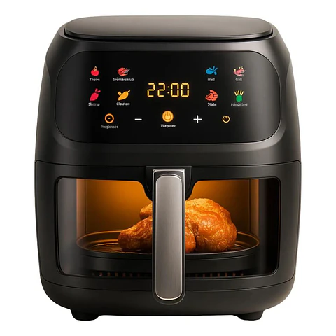 Freidora Digital Olla Aire Caliente Sin Aceite Air Fryer 10 Litros