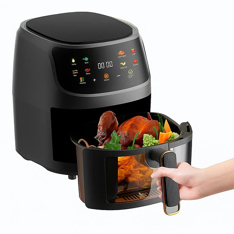 Freidora De Aire 12 Litros Xhome 2400W Pantalla Táctil Digital