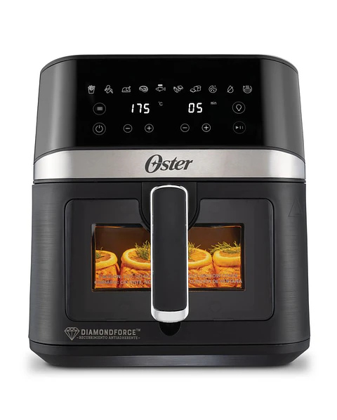 Freidora 6L Digital OSTER 6litros Digital Negro con plateado 2204924