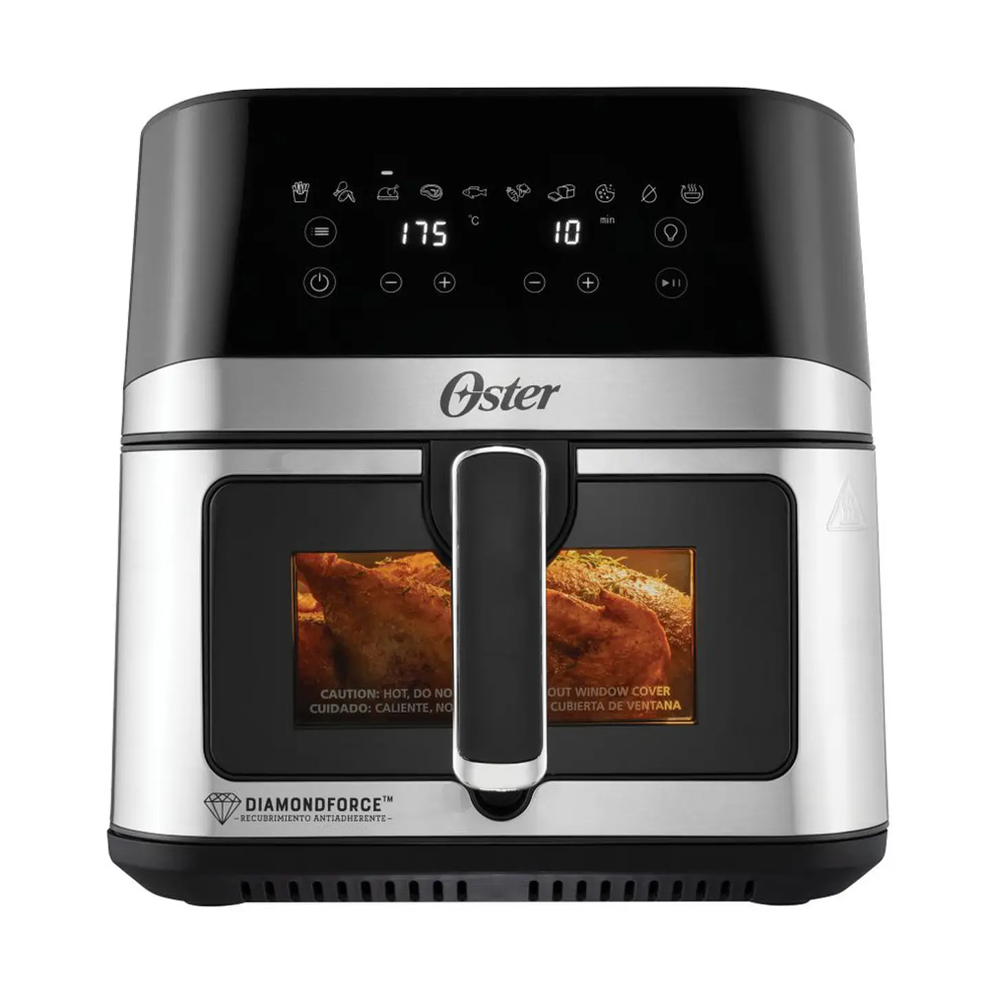 Freidora 7.5 Digital OSTER 7.5 litros Digital Negro con plateado 2204933 1