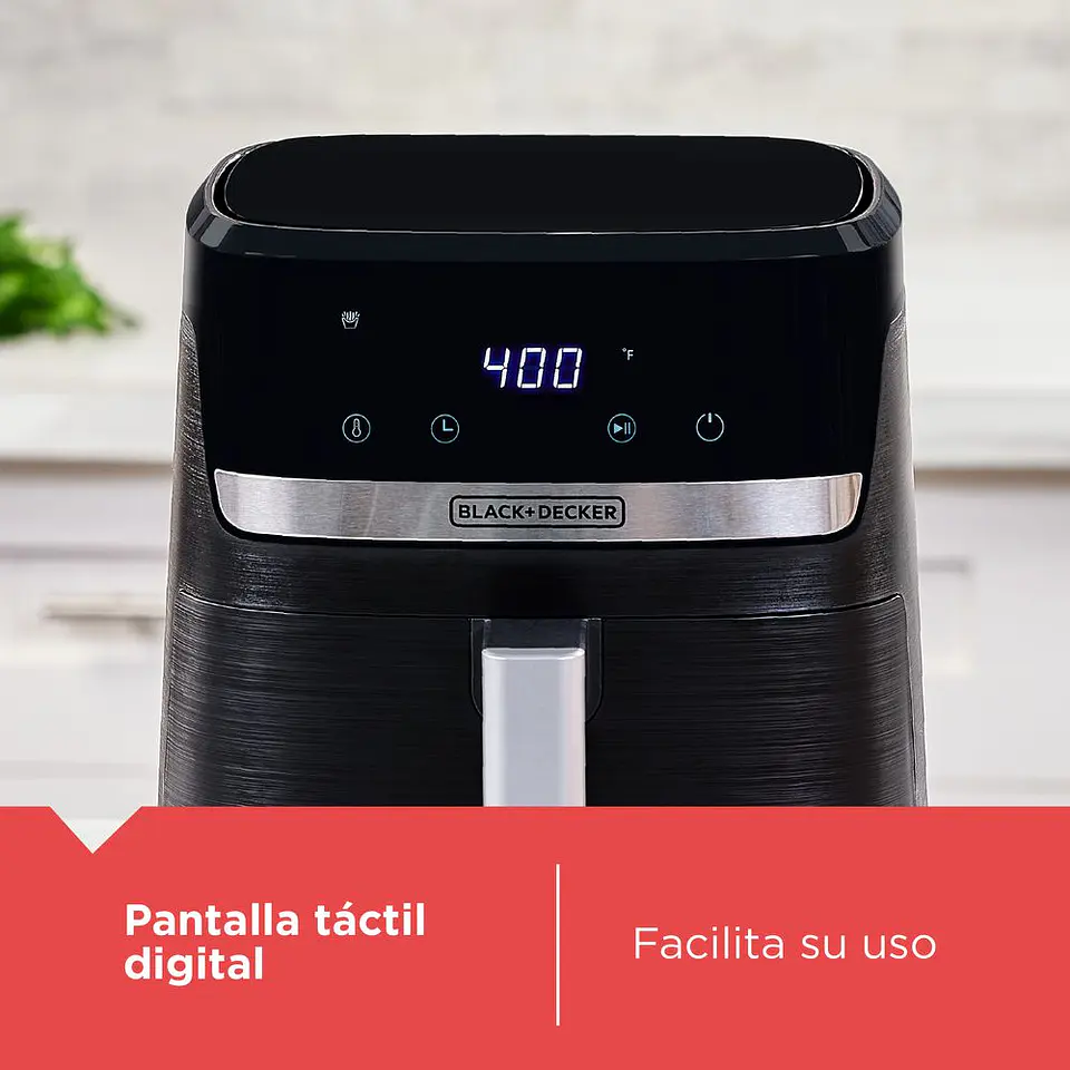 Freidora De Aire Purifry BLACK & DECKER 4.2 lts Digital NEGRO AFBD421BDLA 2