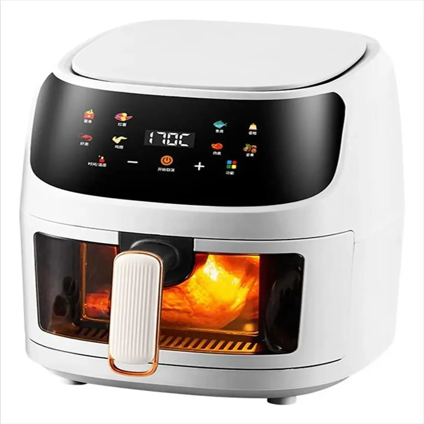 Freidora De Aire Multifuncion 10 L 1600W Visualización 8 En 1 1