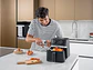 Freidora de aire OSTER 4lt negro con plateado 2204926 - Miniatura 5