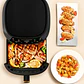 Freidora De Aire 10 Litro Grande Digital Air Fryer+ Rociador De Aceite+ Molde Silicona+Accesorios - Miniatura 3