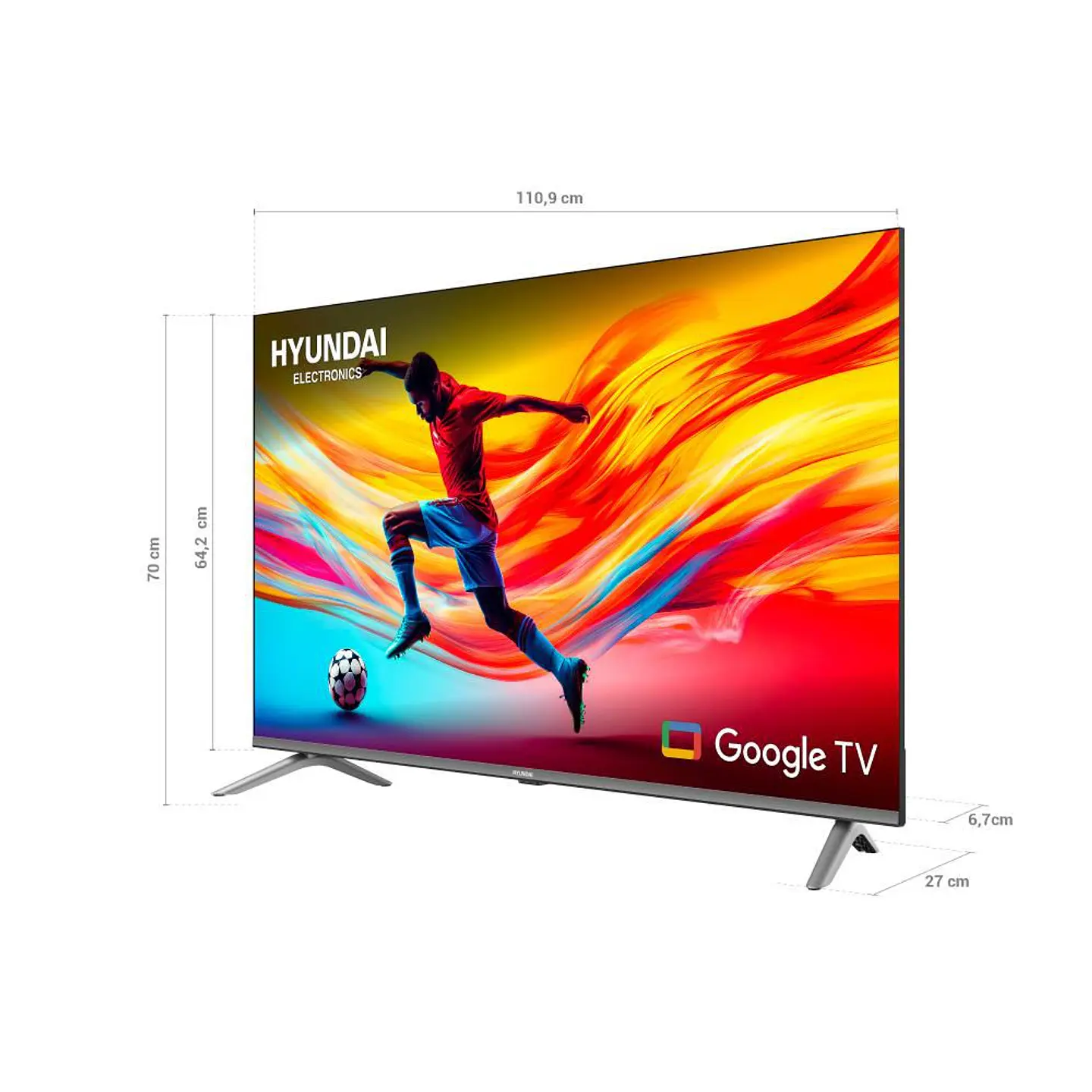 Televisor HYUNDAI 50 pulgadas QLED Fhd Smart TV HYLED5027QFG 7