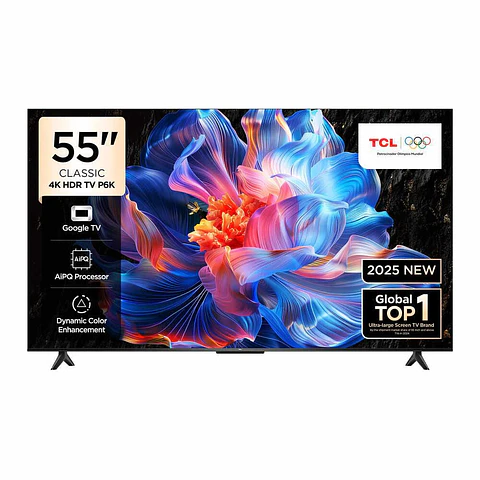 Televisor TCL 55 pulgadas LED Uhd4K Smart TV 55P6K