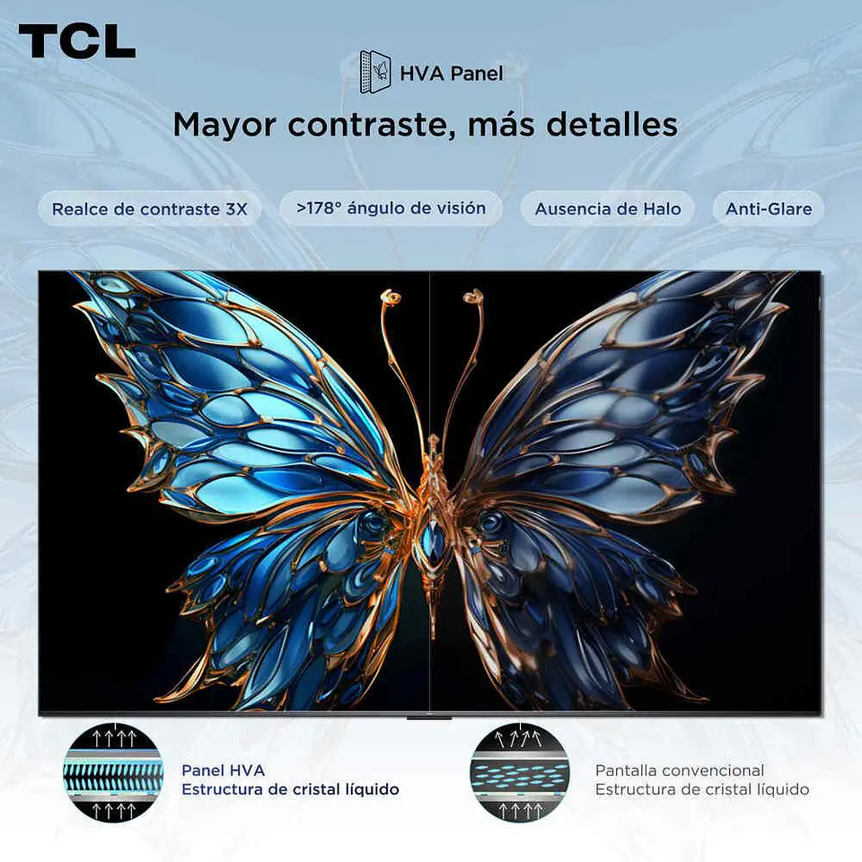 Televisor TCL 55 pulgadas LED Uhd4K Smart TV 55P6K 3