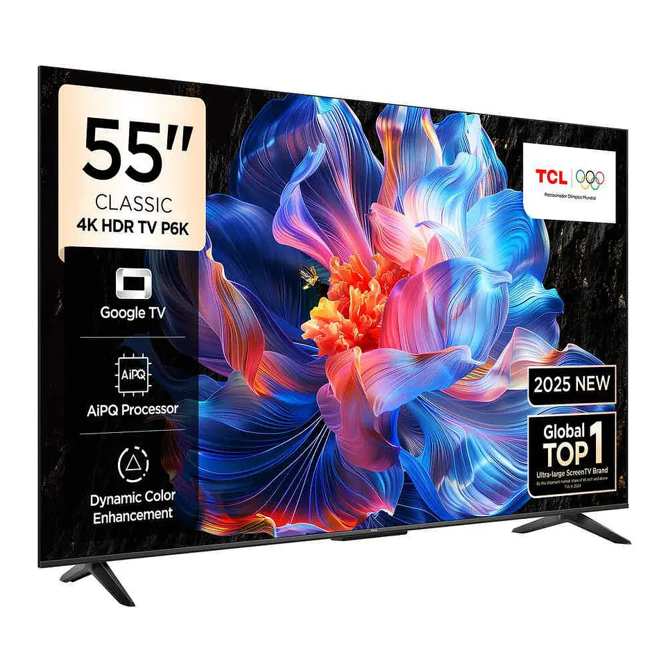 Televisor TCL 55 pulgadas LED Uhd4K Smart TV 55P6K 6