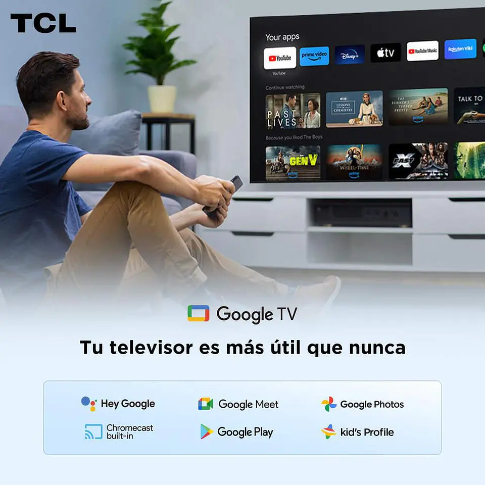 Televisor TCL 55 pulgadas LED Uhd4K Smart TV 55P6K 7