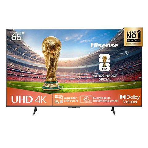Televisor HISENSE 65 pulgadas LED Uhd4K Smart TV 65A6NV