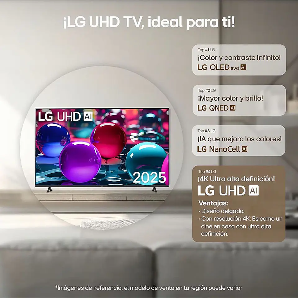 Televisor LG 60 pulgadas LED Uhd4K Smart TV 60UA7500PSA.AWC 6