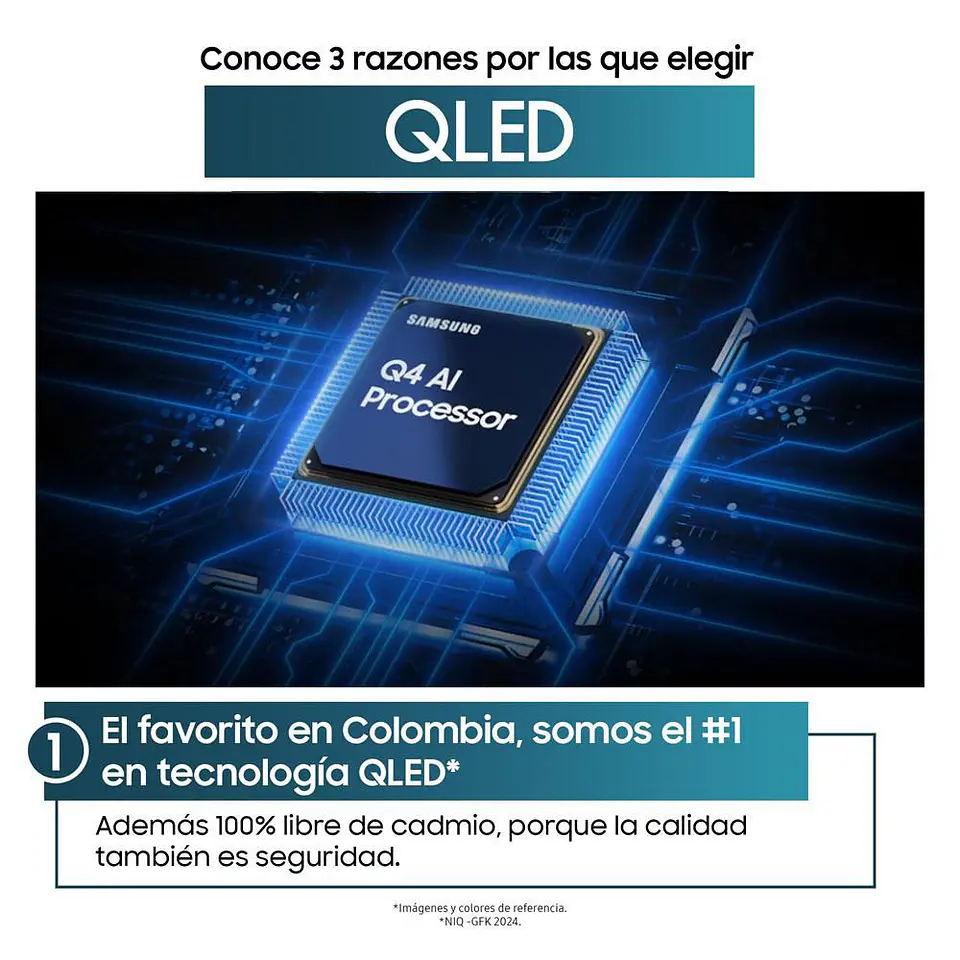 Televisor SAMSUNG 55 pulgadas QLED Uhd4K Smart TV QN55Q7FAAKXZL 4