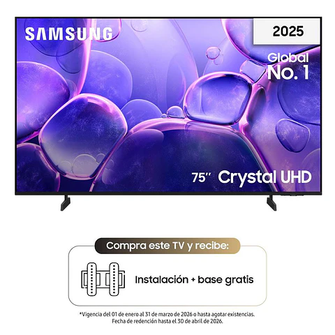 Televisor SAMSUNG 75 pulgadas LED Uhd4K Smart TV UN75U8000FKXZL