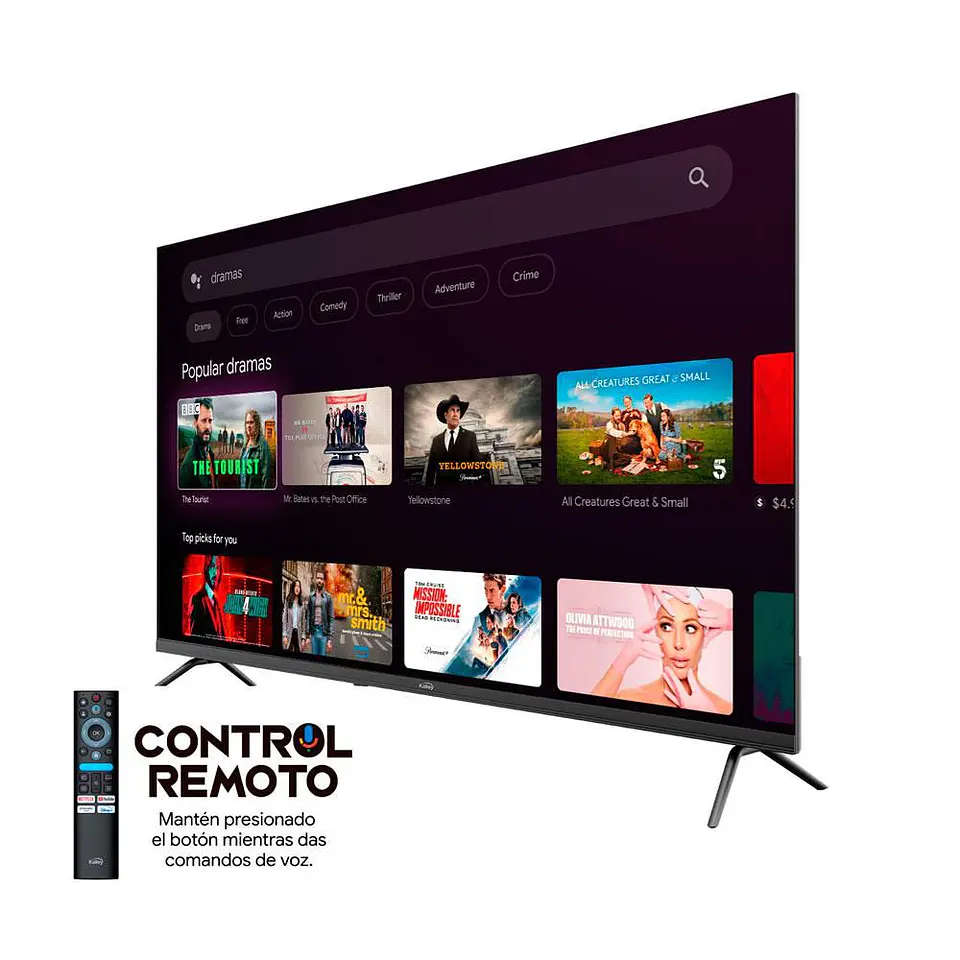 Televisor KALLEY 60 pulgadas LED Uhd4K Smart TV 60G310 3