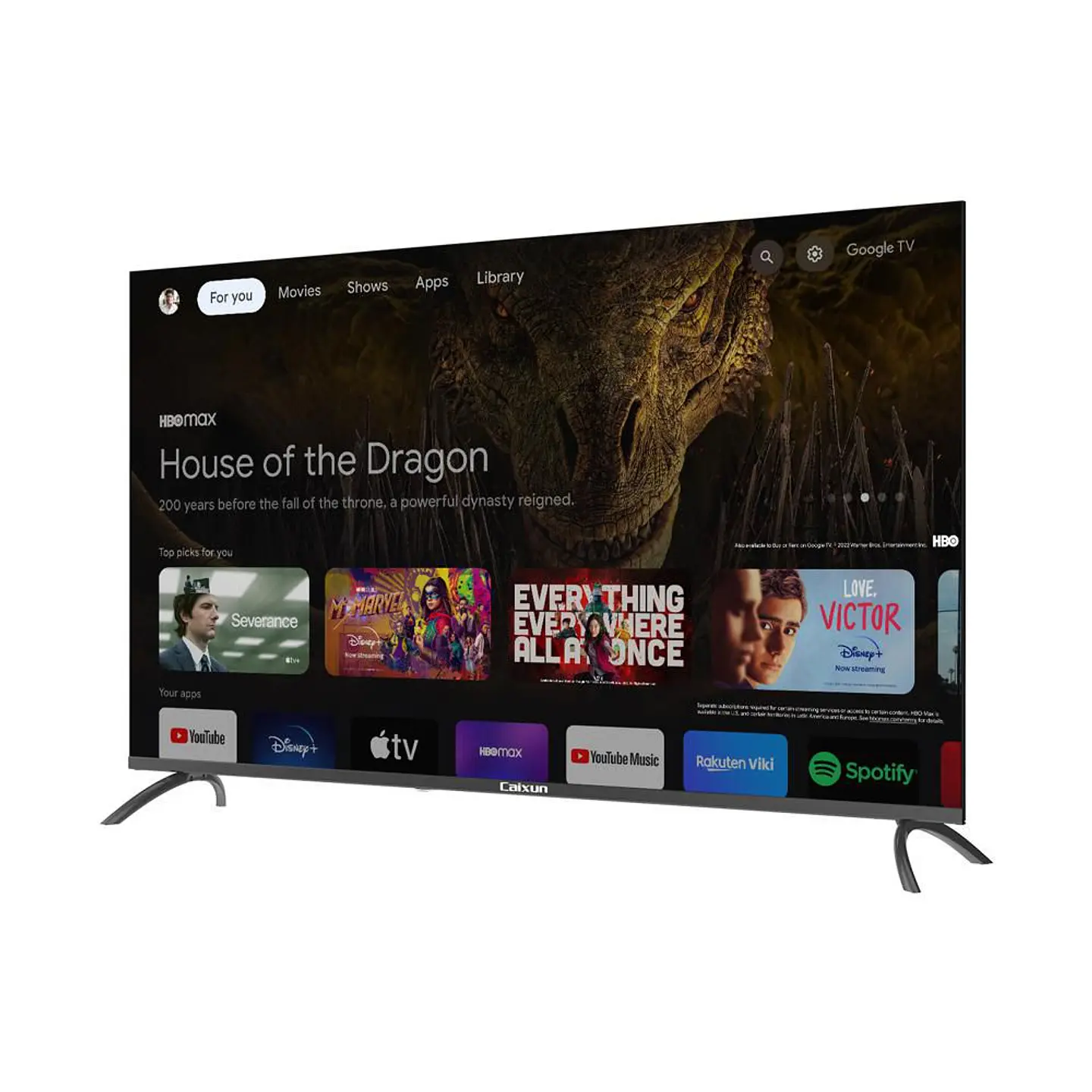 Televisor CAIXUN 50 pulgadas LED Uhd4K Smart TV C50VAUG 1