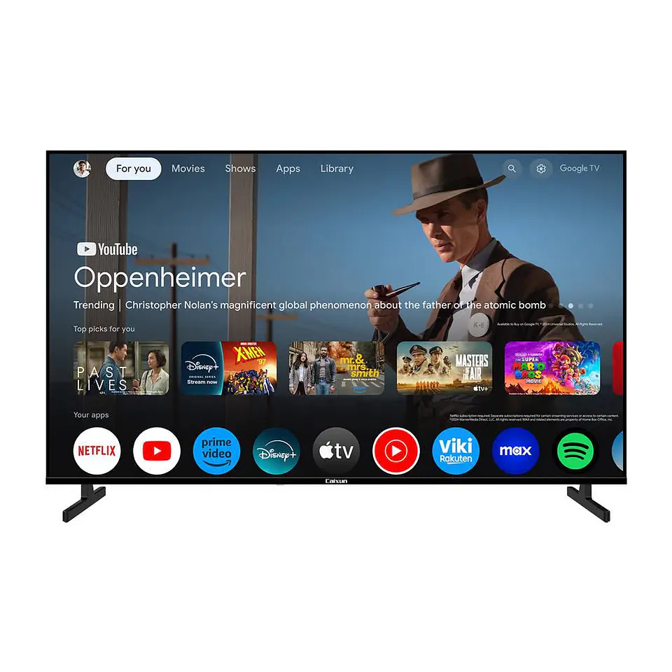 Televisor CAIXUN 55 pulgadas LED Uhd4K Smart TV C55KAUG 1