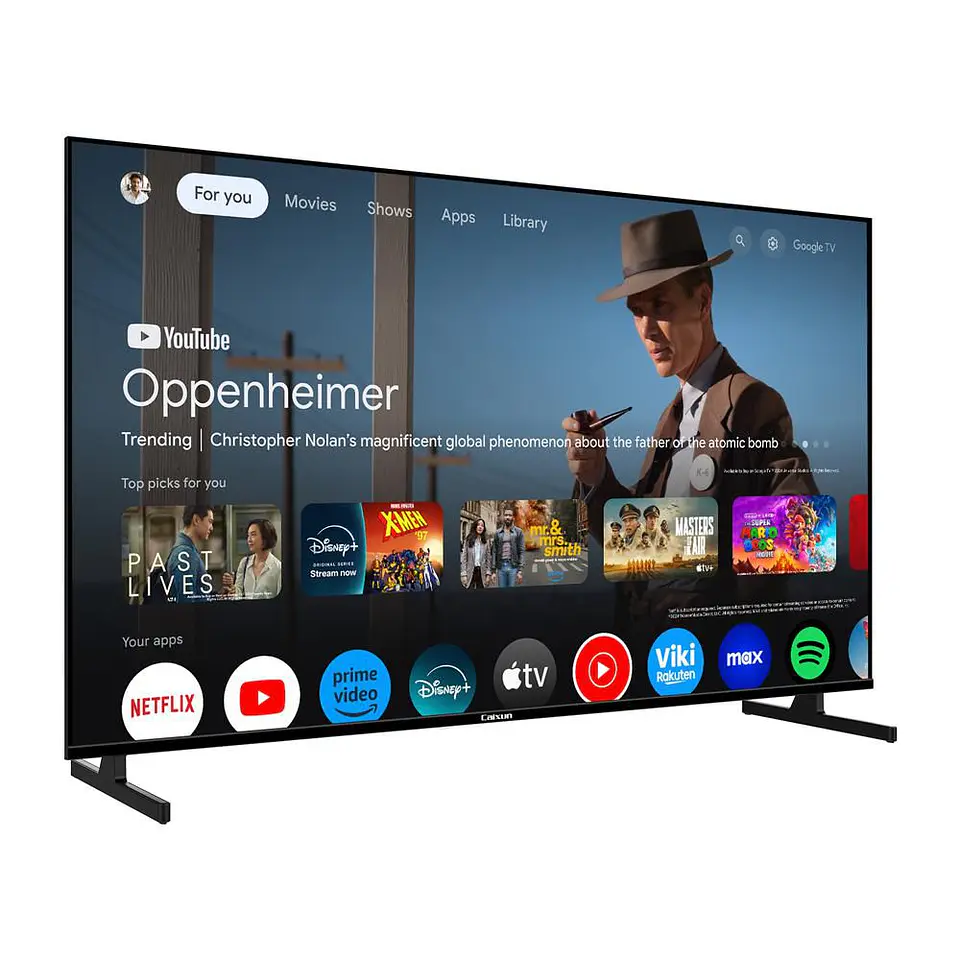Televisor CAIXUN 55 pulgadas LED Uhd4K Smart TV C55KAUG 5