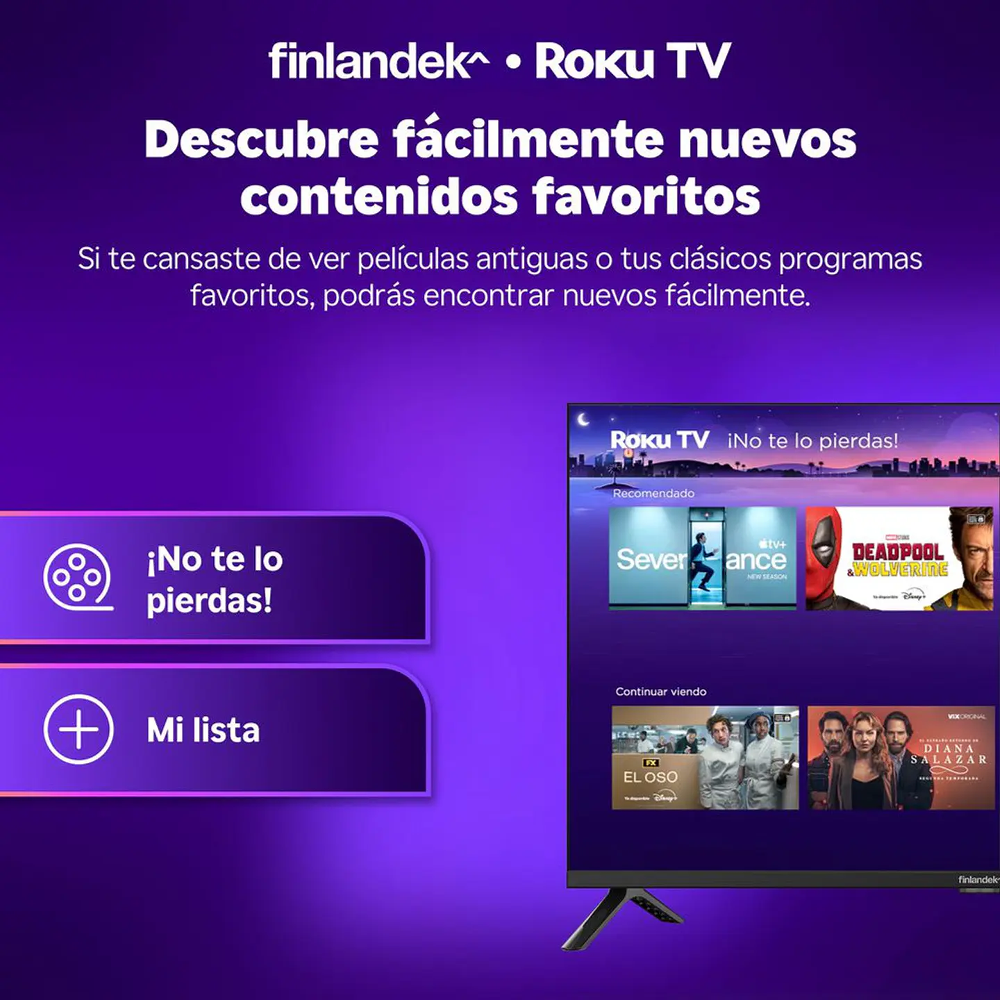 Televisor FINLANDEK 43 pulgadas LED Fhd Smart TV FILED4302iR 2