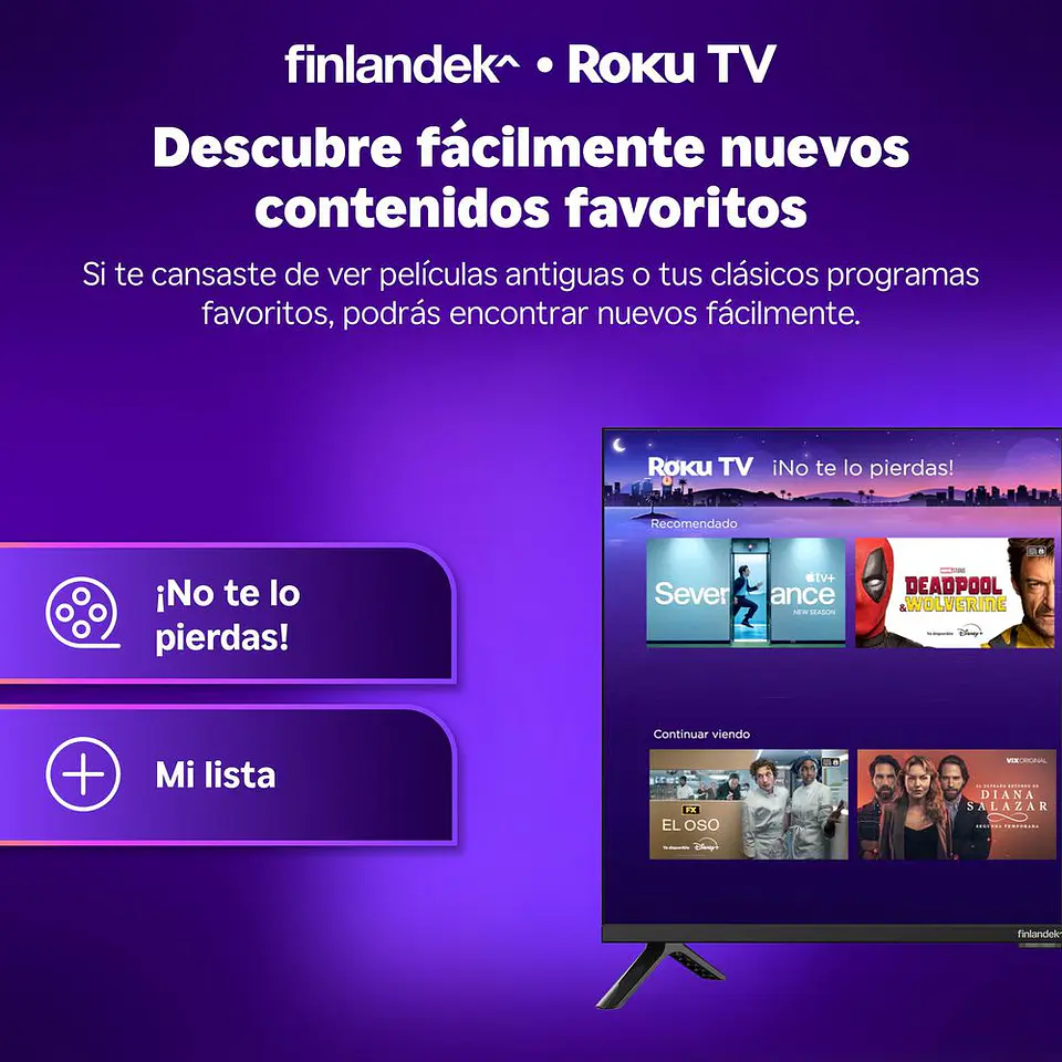 Televisor FINLANDEK 43 pulgadas LED Fhd Smart TV FILED4302iR 2