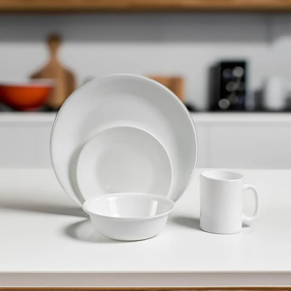Vajilla Blanca 4 Puestos CORELLE 6022003ENC 4