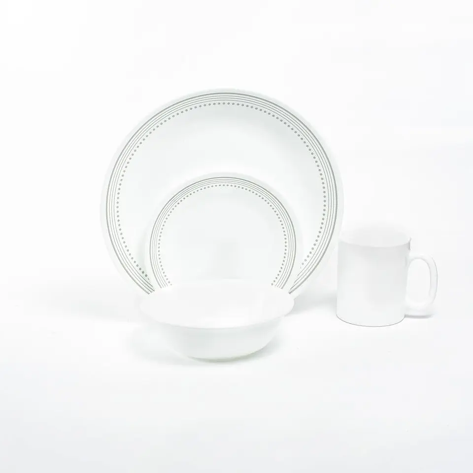 Vajilla 16 Piezas Mystic GraY CORELLE 1119398 1