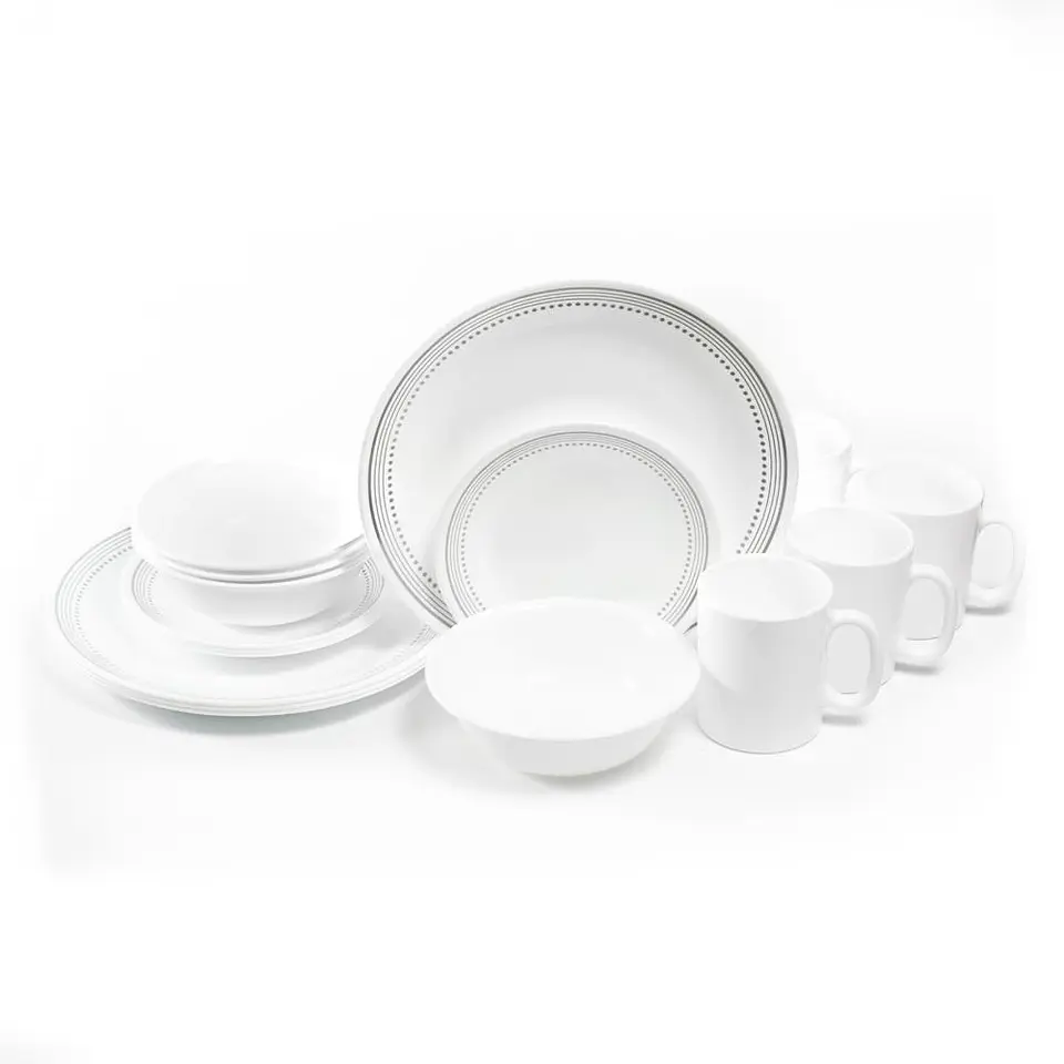 Vajilla 16 Piezas Mystic GraY CORELLE 1119398 2