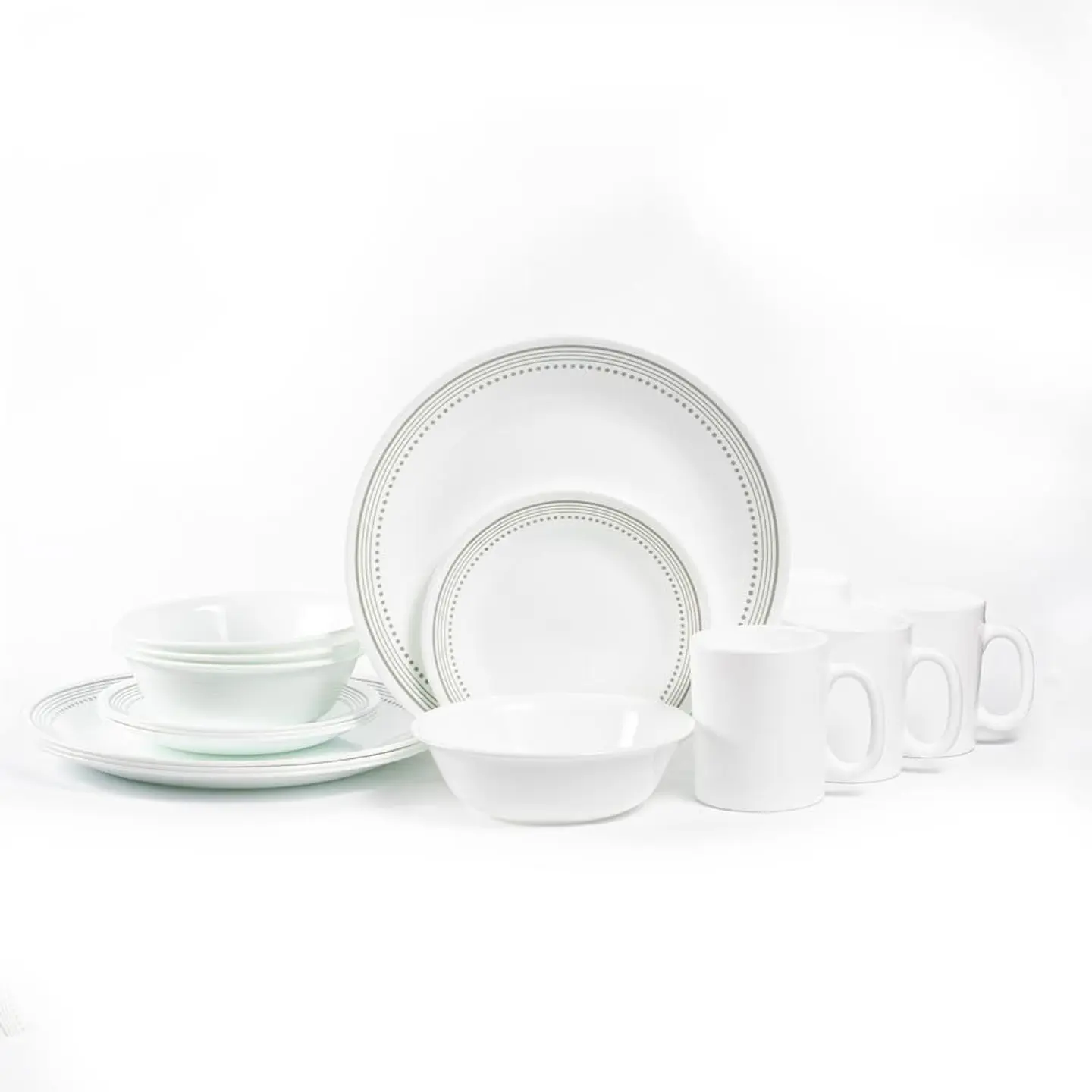 Vajilla 16 Piezas Mystic GraY CORELLE 1119398 3