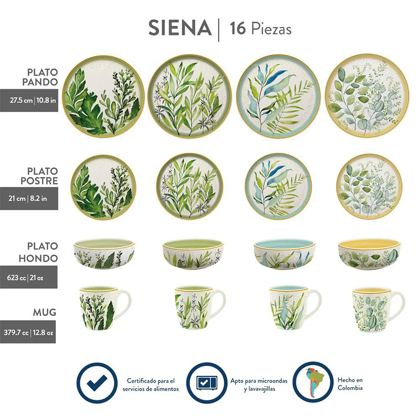 Vajilla Siena CORONA VL120F0401 4