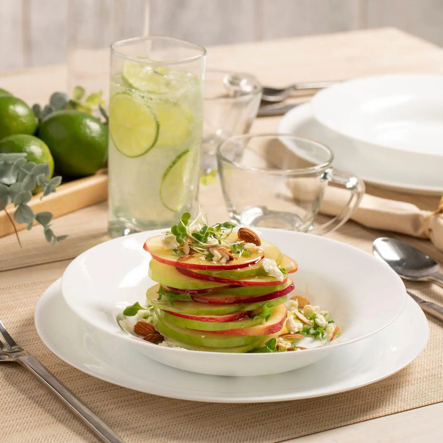 Vajilla Menu 4 puestos/ 16 Pzs BLANCO 2