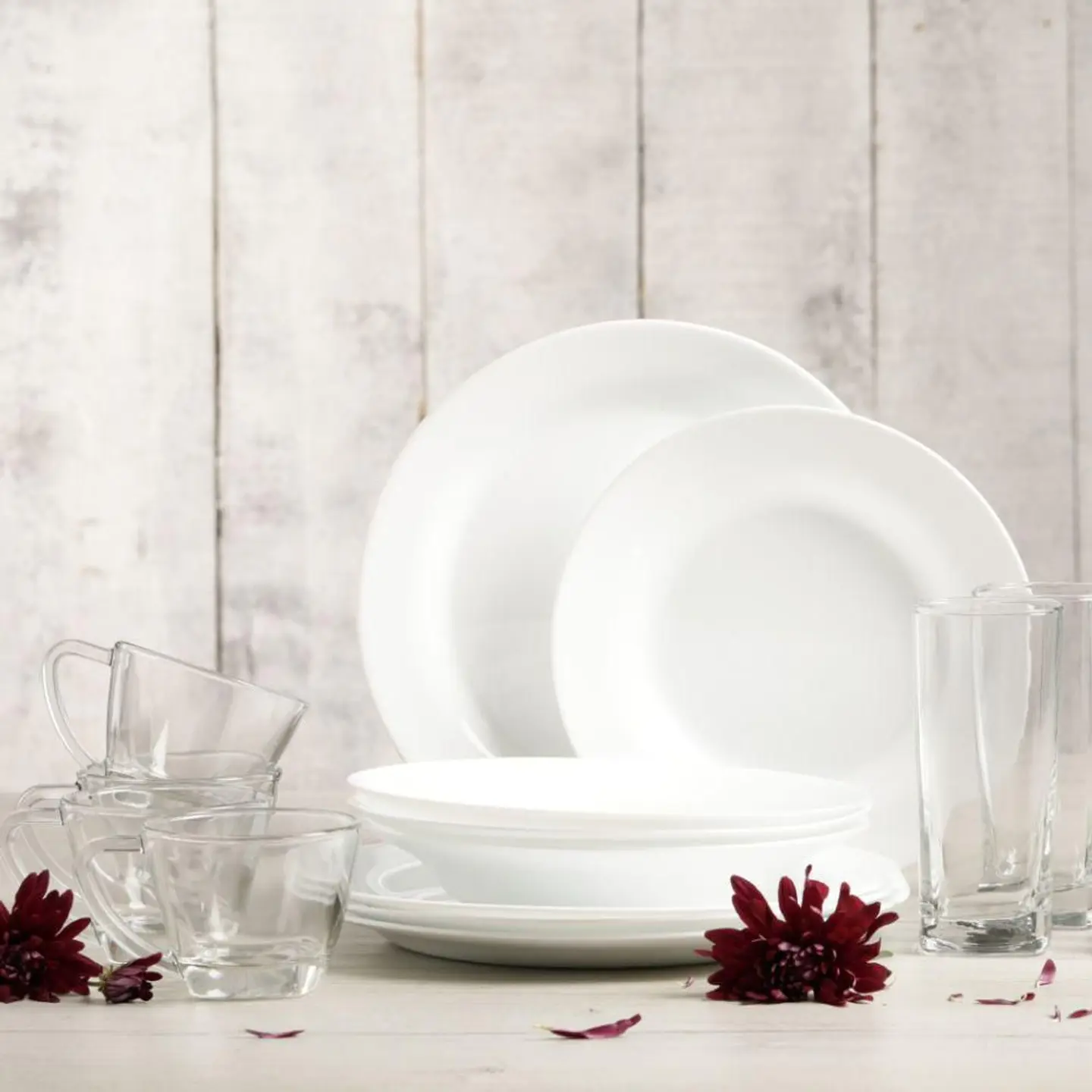 Vajilla Menu 4 puestos/ 16 Pzs BLANCO 3