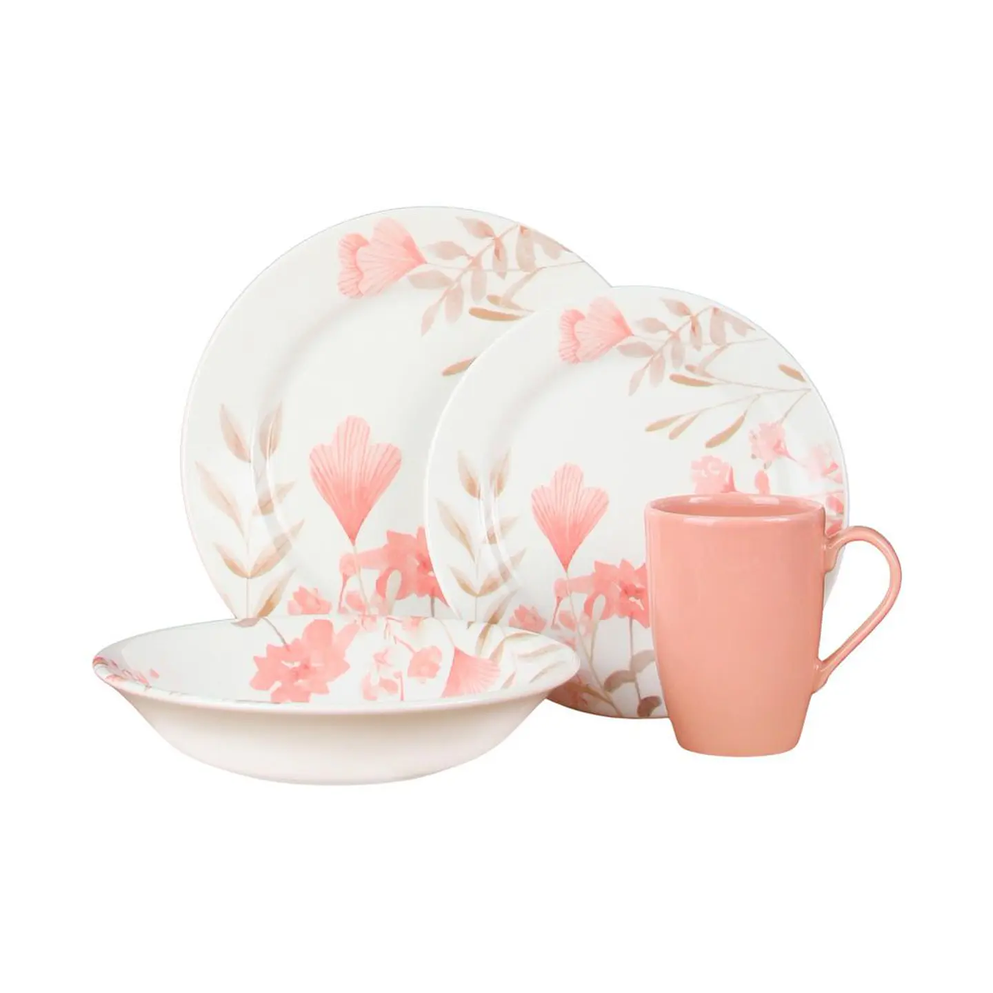 Vajilla Victoria 16 Piezas CORONA VL133G040116 1