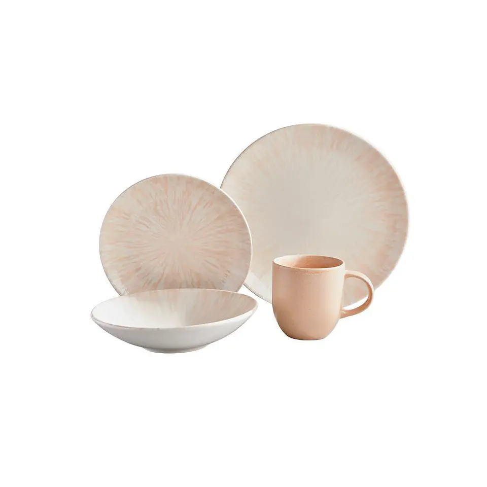 Vajilla 4 Puestos16 Pzs Nyssa CORONA VL193J040116 1